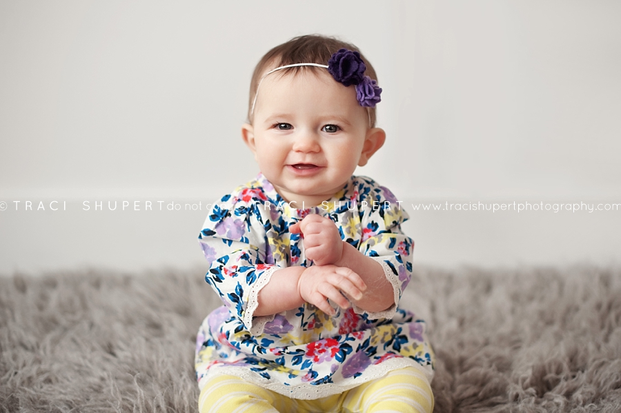 8 Months :: South Bend Baby Photographer » Traci Shupert Photography LLC